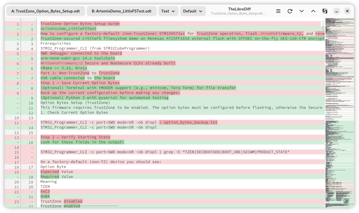 TheLibreDiff screenshot